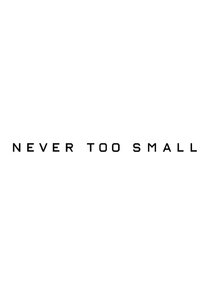 Never Too Small